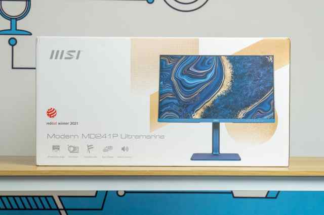 办公显示器也要追求“流行色”—微星MD241P群青版评测