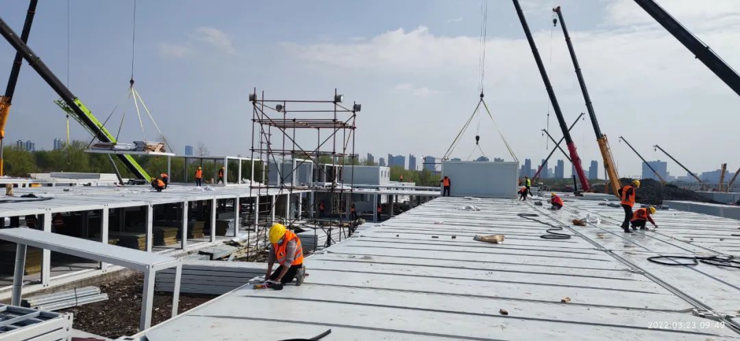 嘉定临时隔离用房项目已交付超三成床位，4月10日全部交付