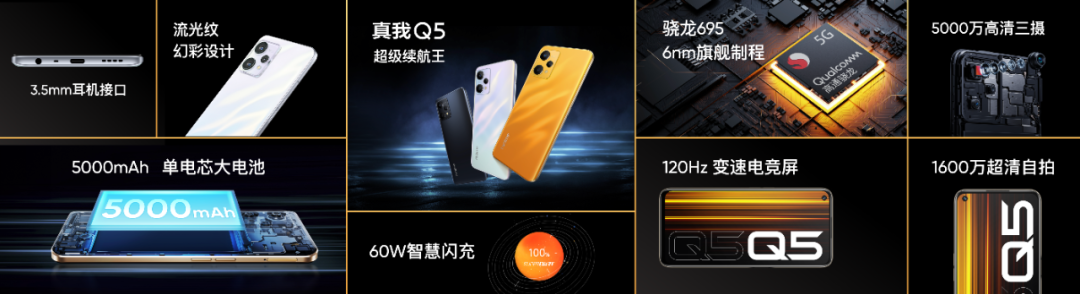 千元闪充旗舰！realme真我Q5系列正式发布，售价1199元起