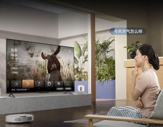 华为75英寸4K智能电视3999元