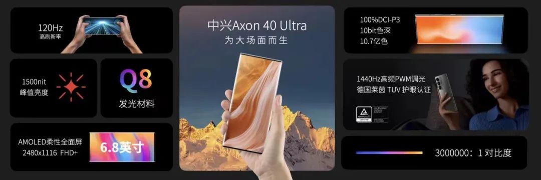 为大场面而生，终极直板旗舰，中兴Axon 40 Ultra正式发布