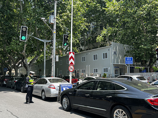 瑞金、长征、九院周边车流量增多，上海警方增开临时停车位