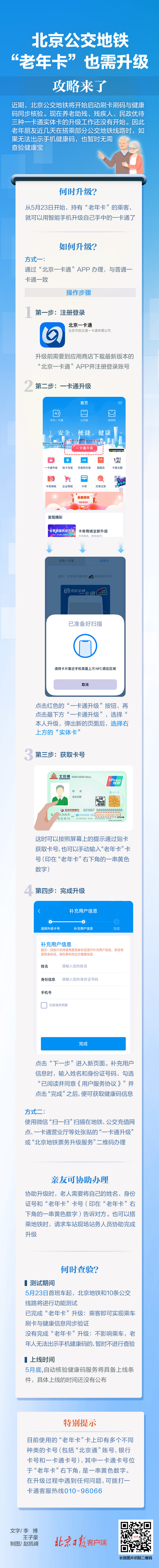 北京公交地铁“老年卡”也需升级，攻略一图读懂