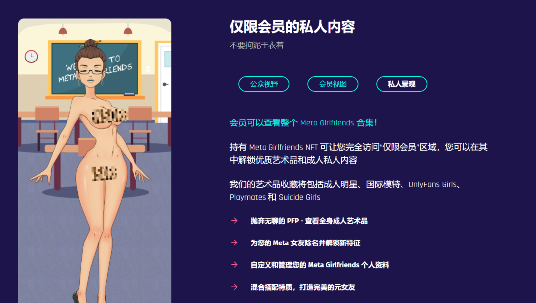 全球韭菜疯买的NFT女友，除了升值还能脱衣