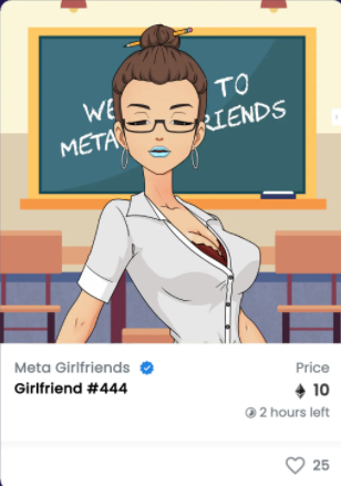 全球韭菜疯买的NFT女友，除了升值还能脱衣