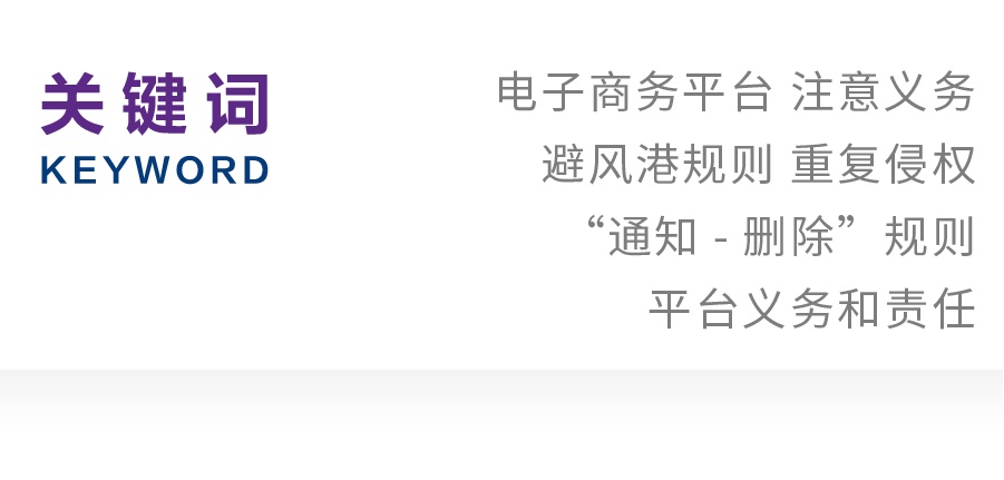 何孟圆｜电商平台知识产权侵权下的注意义务初探