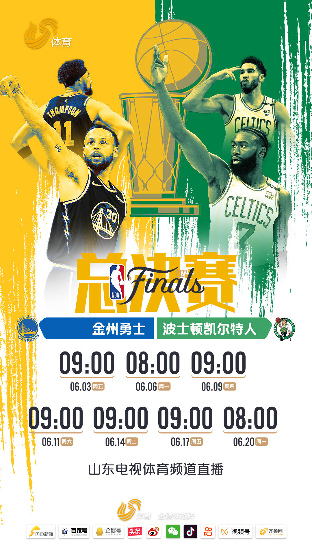 为什么nba里面没有看到勇士队(勇士回归主场，绿军不容有失！锁定山东电视体育频道看NBA总决赛)