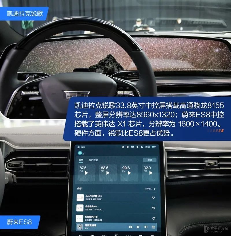 超5米车长、4.9s破百...两款SUV都这么强！蔚来ES8能赢凯迪拉克？