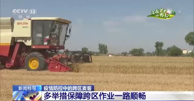 疫情防控中的跨區(qū)麥客 多舉措保障跨區(qū)作業(yè)一路順暢