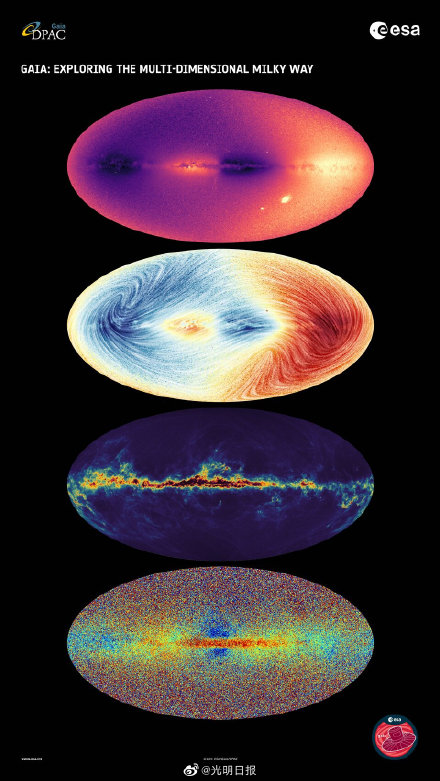 银河系多维地图发布 涵盖约20亿颗恒星数据