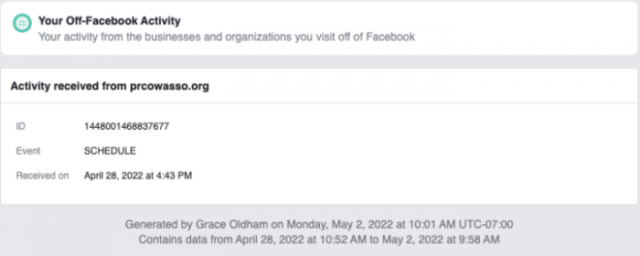 报道称Facebook正在收集寻求堕胎者的个人数据