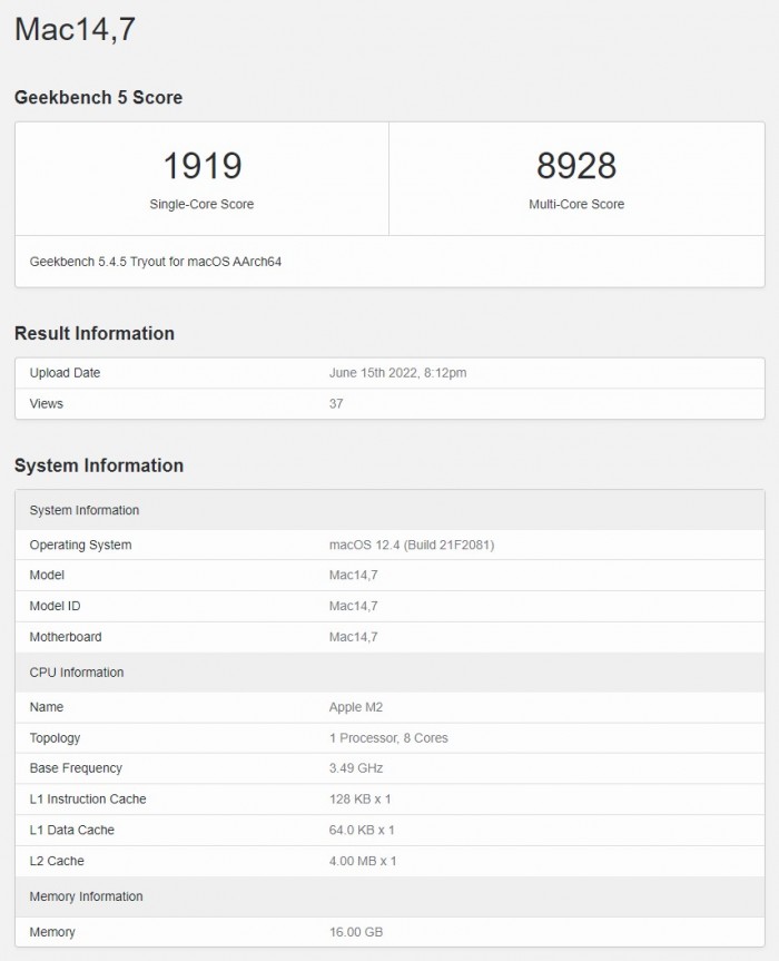 高通第三代Snapdragon 8cx在基准测试中比苹果的M2慢了55%