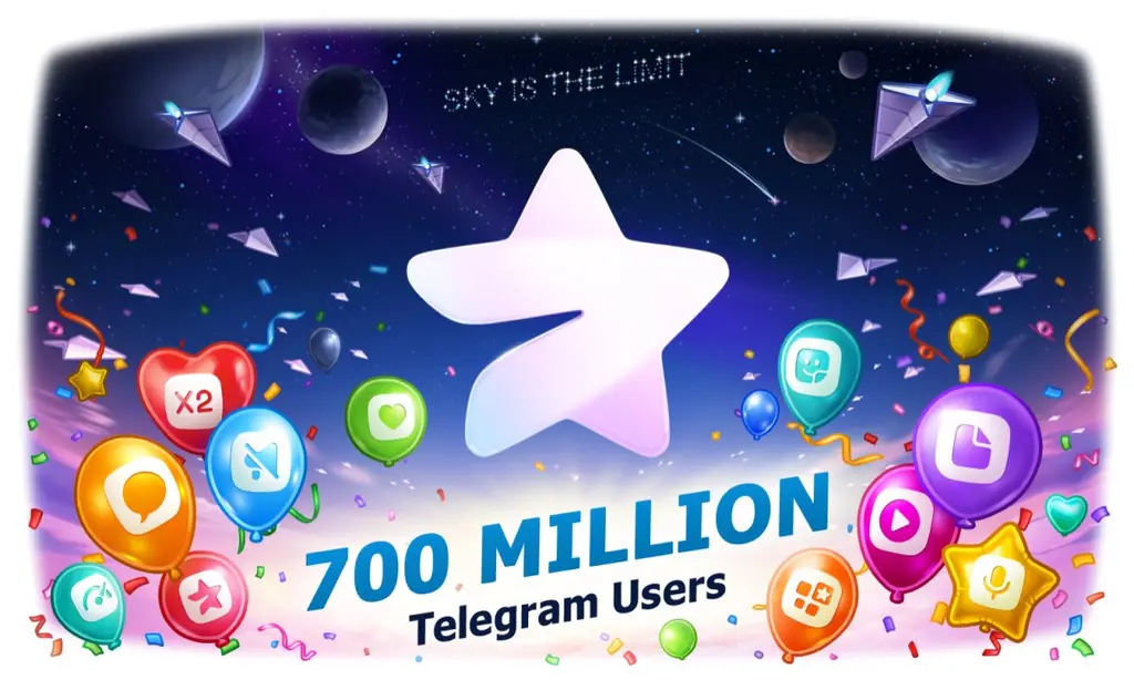 Telegram宣布月活跃用户数量超过7亿