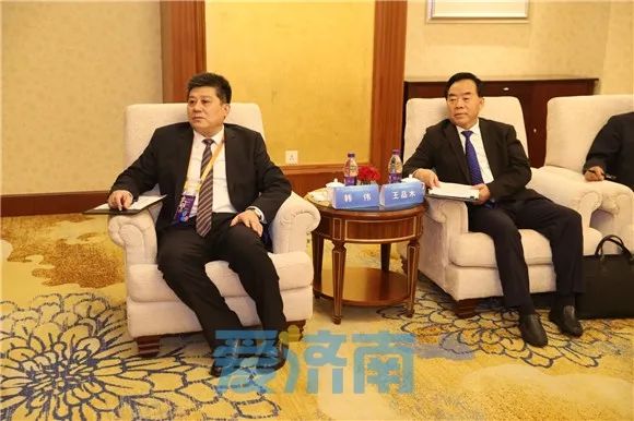 于海田会见万马联合控股集团总裁何若虚一行