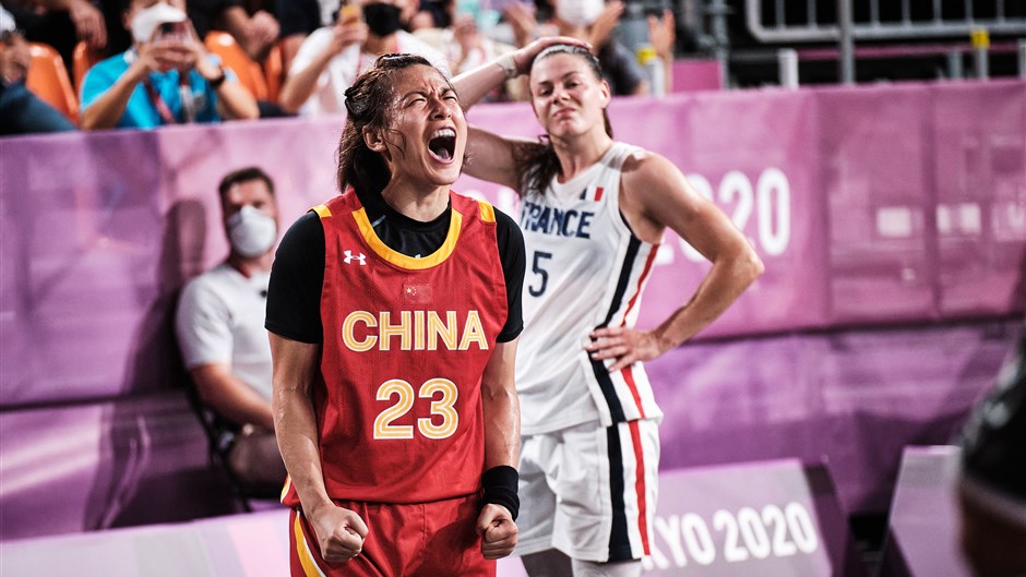 三对三篮球比赛时间多少(国际篮联3×3世界杯 中国女队首日一胜一负)