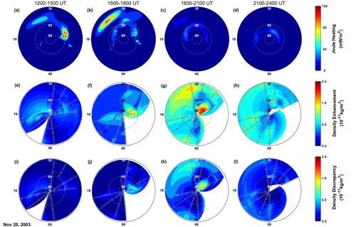 地磁暴期间大气密度变化特征和模式修正研究取得进展