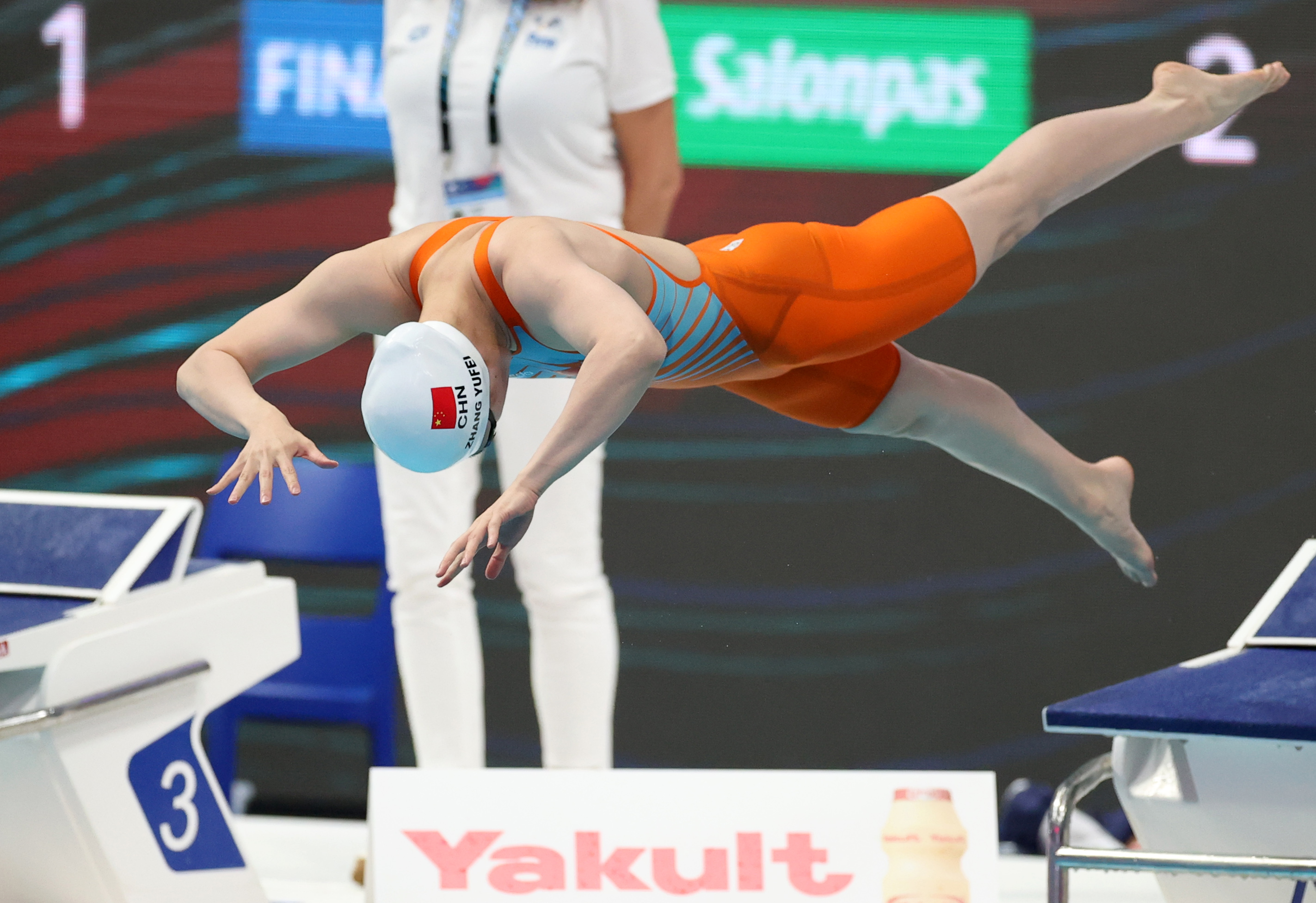 （体育）游泳——世锦赛：张雨霏晋级女子50米蝶泳决赛