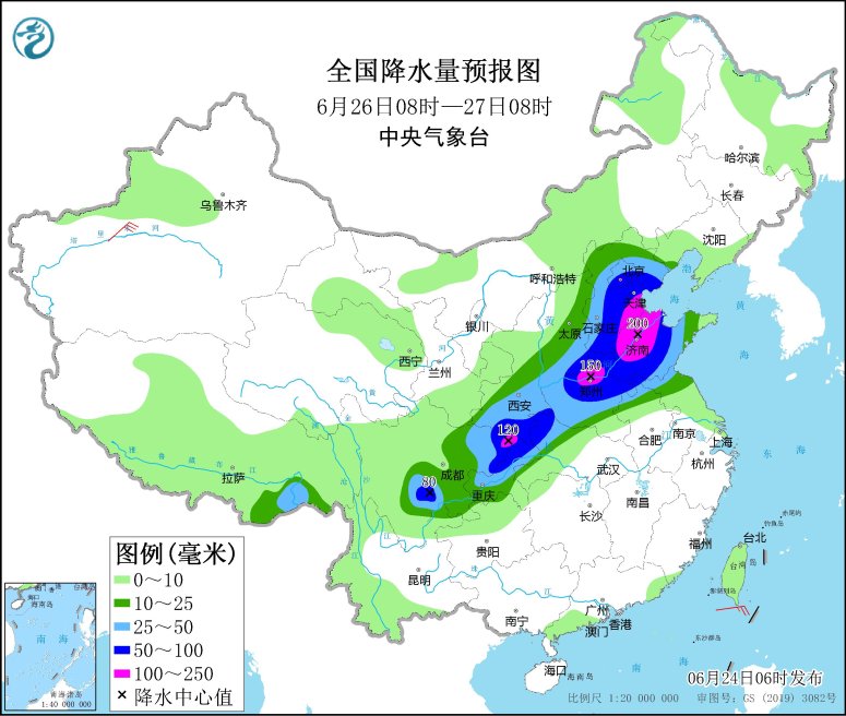 西北地区东部等地将有一次强降水 华北等地仍有高温天气