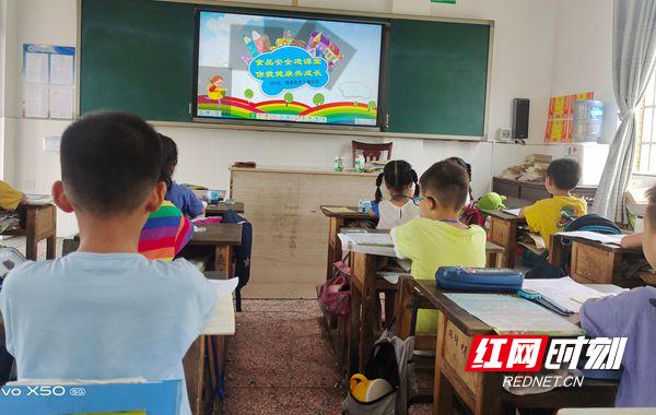 热市镇中心小学:食品安全进校园宣传活动(图1)