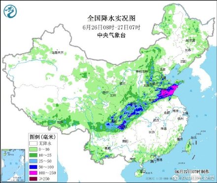 山东现特大暴雨 今日山东南部雨水叠加 辽宁吉林等地降雨增强