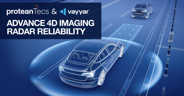 Vayyar选择proteanTecs进行芯片预测分析以提升车辆安全性