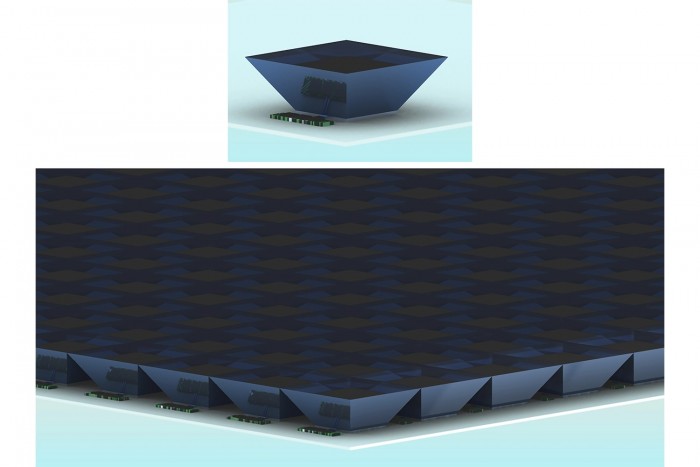 金字塔造型的AGILE聚光器 可为太阳能电池板带来三倍光量
