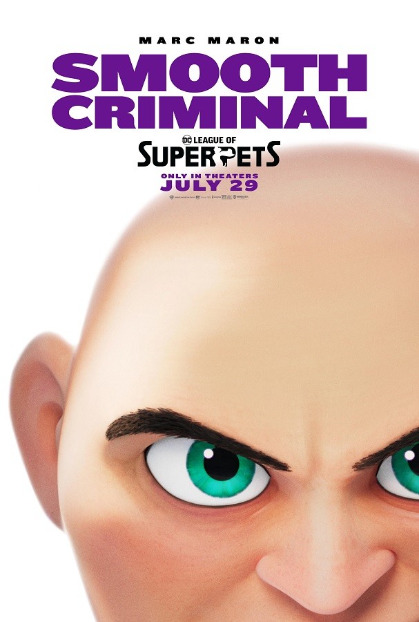 7月29日上映《DC萌宠特遣队》公开人形角色海报