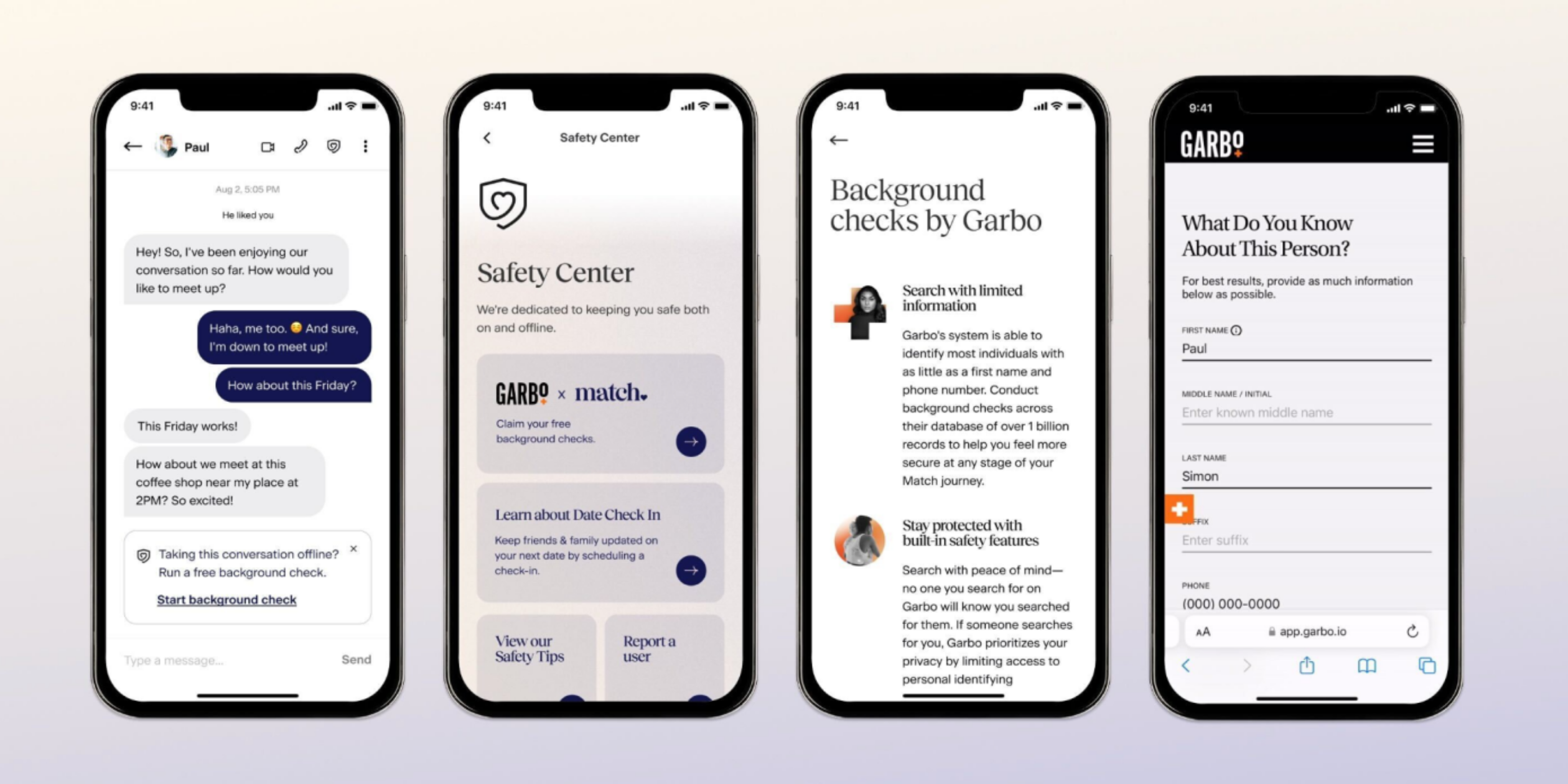 Match将Tinder的背景调查功能扩大到另外两款约会软件