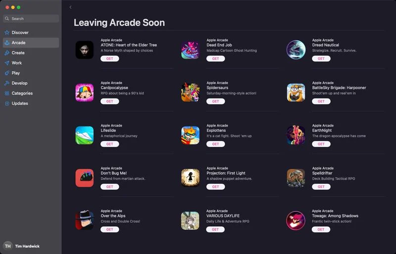 Apple Arcade游戏列表增加了