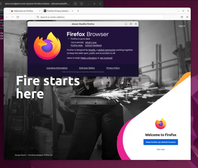 Mozilla Firefox 103发布 兼容高刷显示器 NVIDIA显卡下WebGL性能增强