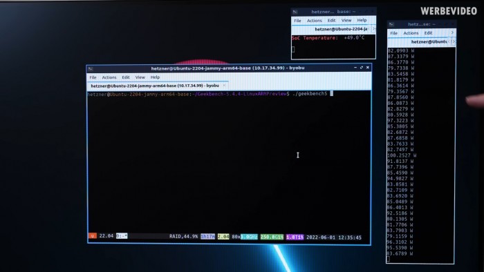 Der8auer分享Ampere 80核Altra Max服务器CPU基准测试成绩