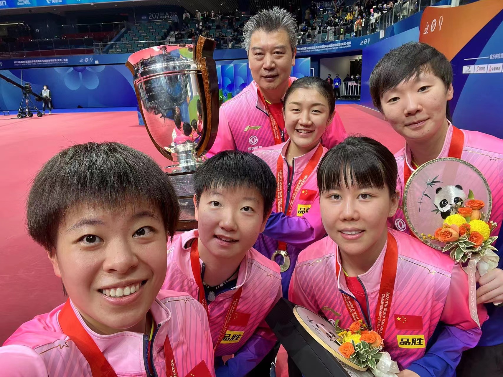 （体育）乒乓球——世乒赛团体赛：中国女队夺冠(4)