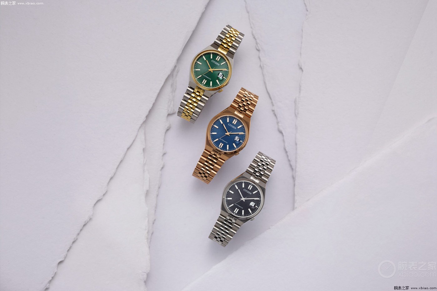 西铁城推出三款全新TSUYOSA 60腕表