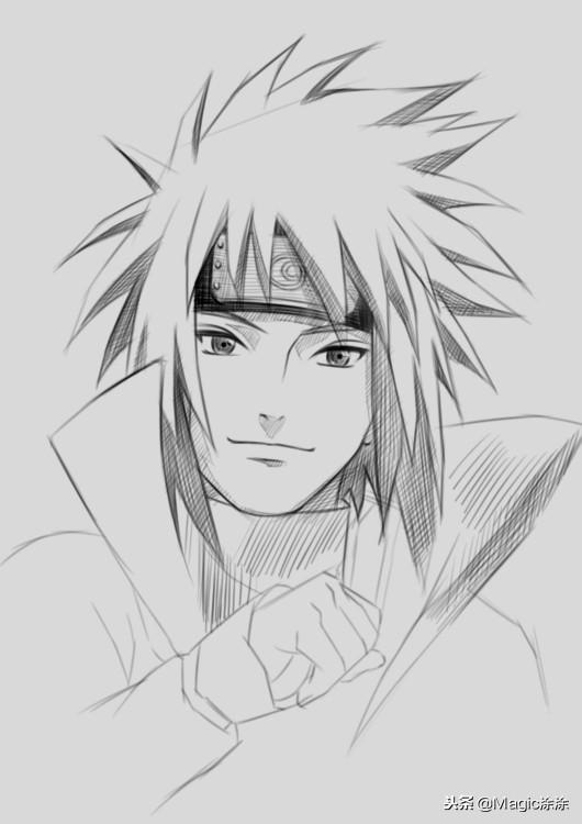 一步一步画火影忍者人物(火影忍者人物一步一步教画)
