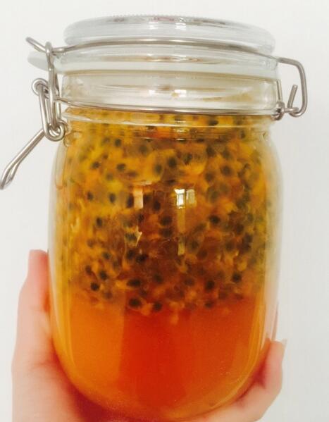 【百香果蜜】做法步骤图 排毒养肠胃 增加抵抗力！-起舞食谱网