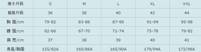 衬衫尺码对照表男士（标准尺码对照参考手册）