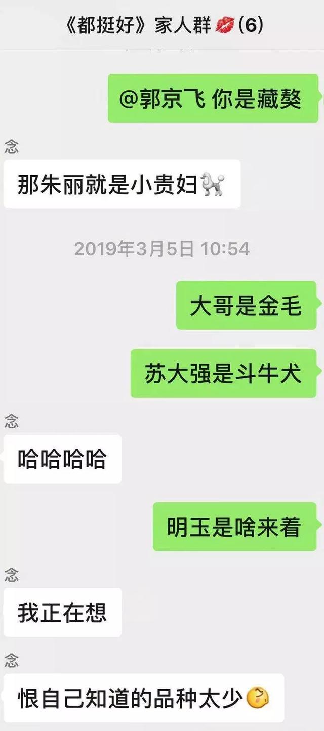 高露和姚晨演的电视剧，苏家人现实中拉了个家庭群