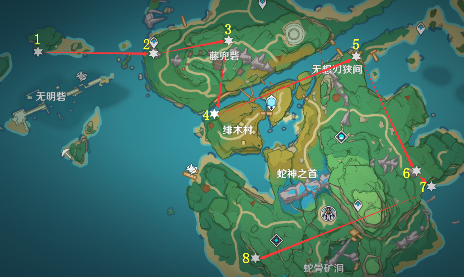 原神稻妻城地图位置(原神稻妻地图怎么解锁)
