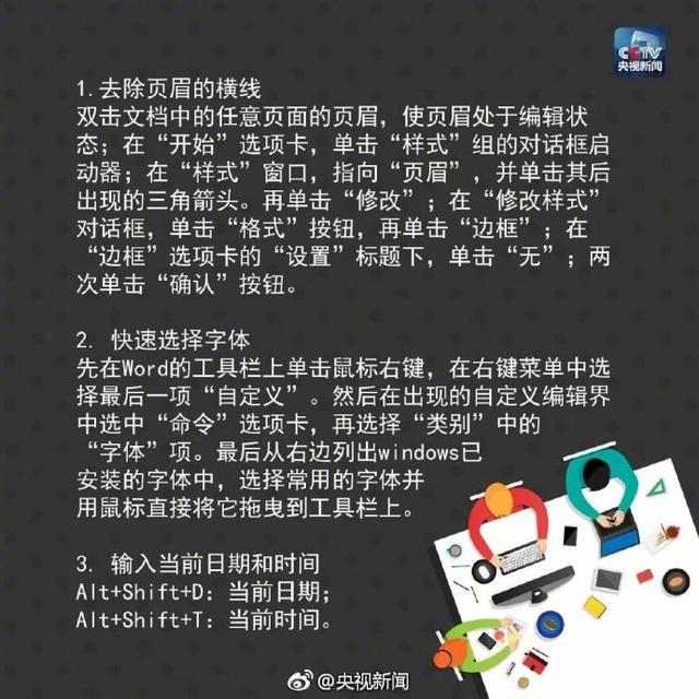 学会文字处理的基本操作，20个Word文字处理技巧