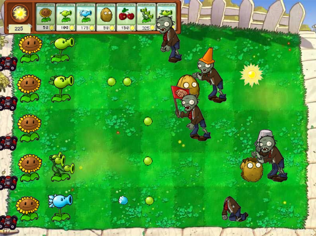 三重豌豆射手怎么画(三发火焰豌豆射手怎么画)