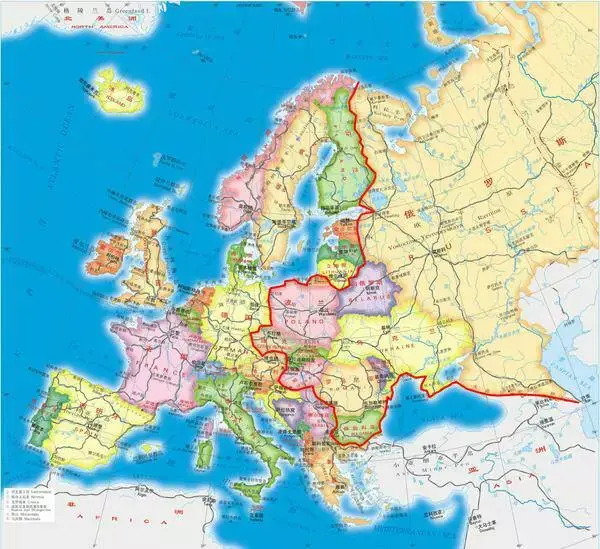 西欧有哪些国家组成（详细解读欧洲国家地图格局）