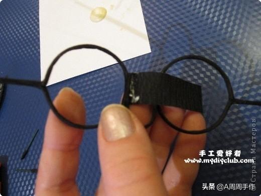 手工懒人眼镜，教你给玩偶制作眼镜