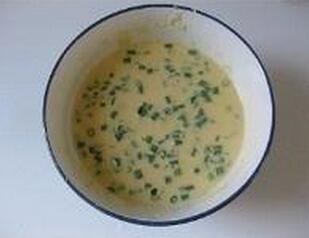 圖片[3]-【蔥花雞蛋餅】做法步驟圖 一攪一攤 10分鐘搞定美味早餐！-起舞食譜網(wǎng)