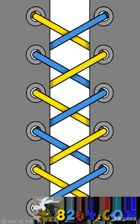 系鞋带的漂亮方法（图解鞋带的24种花样系法）