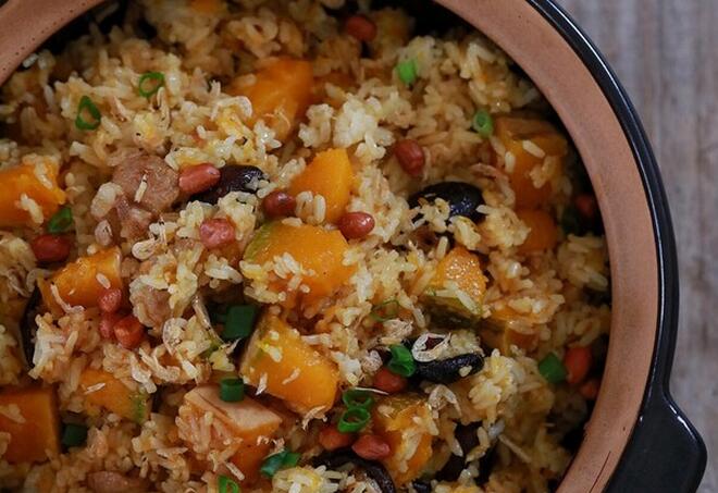 【南瓜饭】做法步骤图 抵抗力好 身体壮！-起舞食谱网