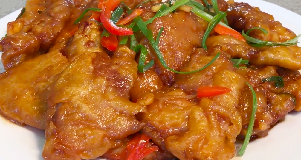 【糖醋锅包肉】做法步骤图 上桌就是大硬菜 家人爱吃-起舞食谱网