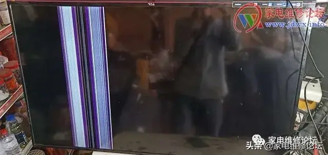 tcl家电维修系统图片 TCL王牌液晶电视L48F3320-3D竖线屏和横线屏的维修