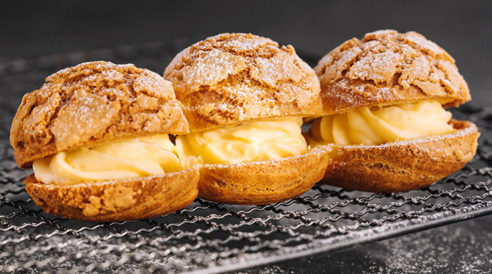 【大泡芙】做法步驟圖 香酥甜美 一個(gè)接一個(gè)停不下來(lái)-起舞食譜網(wǎng)