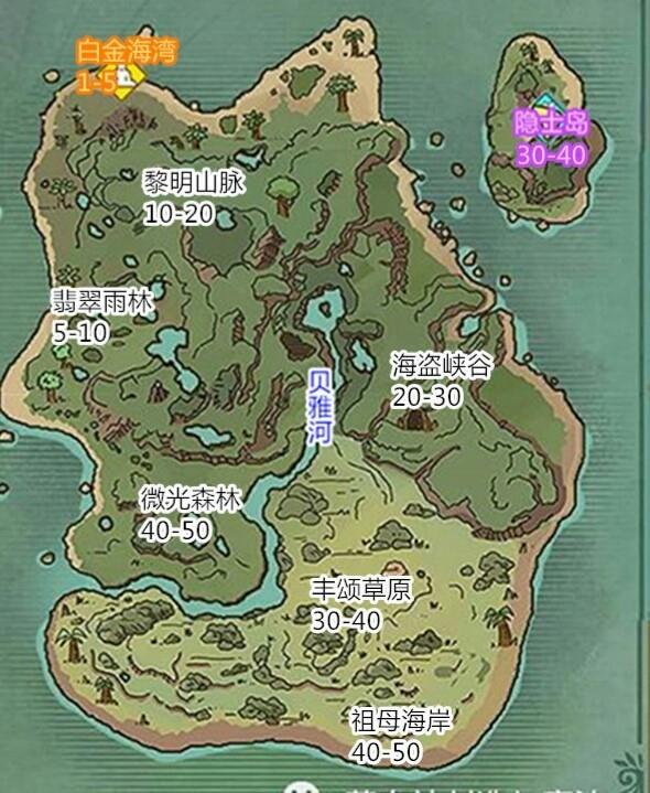 创造与魔法棕熊位置全图(创造与魔法棕熊分布图)