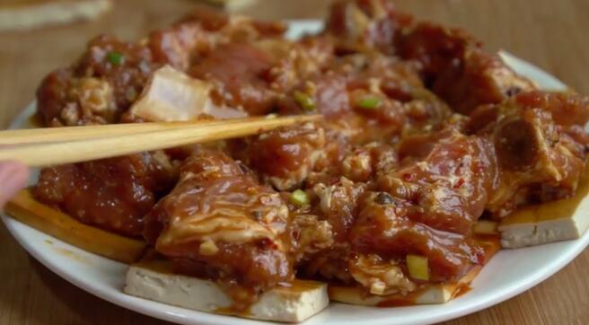 图片[8]-【豆腐蒸排骨】做法步骤图 营养丰富 常吃孩子抵抗力好！-起舞食谱网